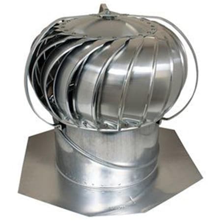 House 12 in. Mill Externally Braced Aluminum Turbine HO2669276